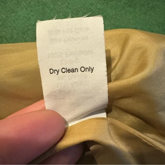 CAbi Cropped Pea Coat Wool Blend in Green - Picture 10 of 10